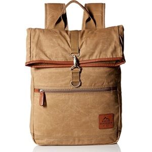Buxton Expedition Fold-Over Canvas Backpack